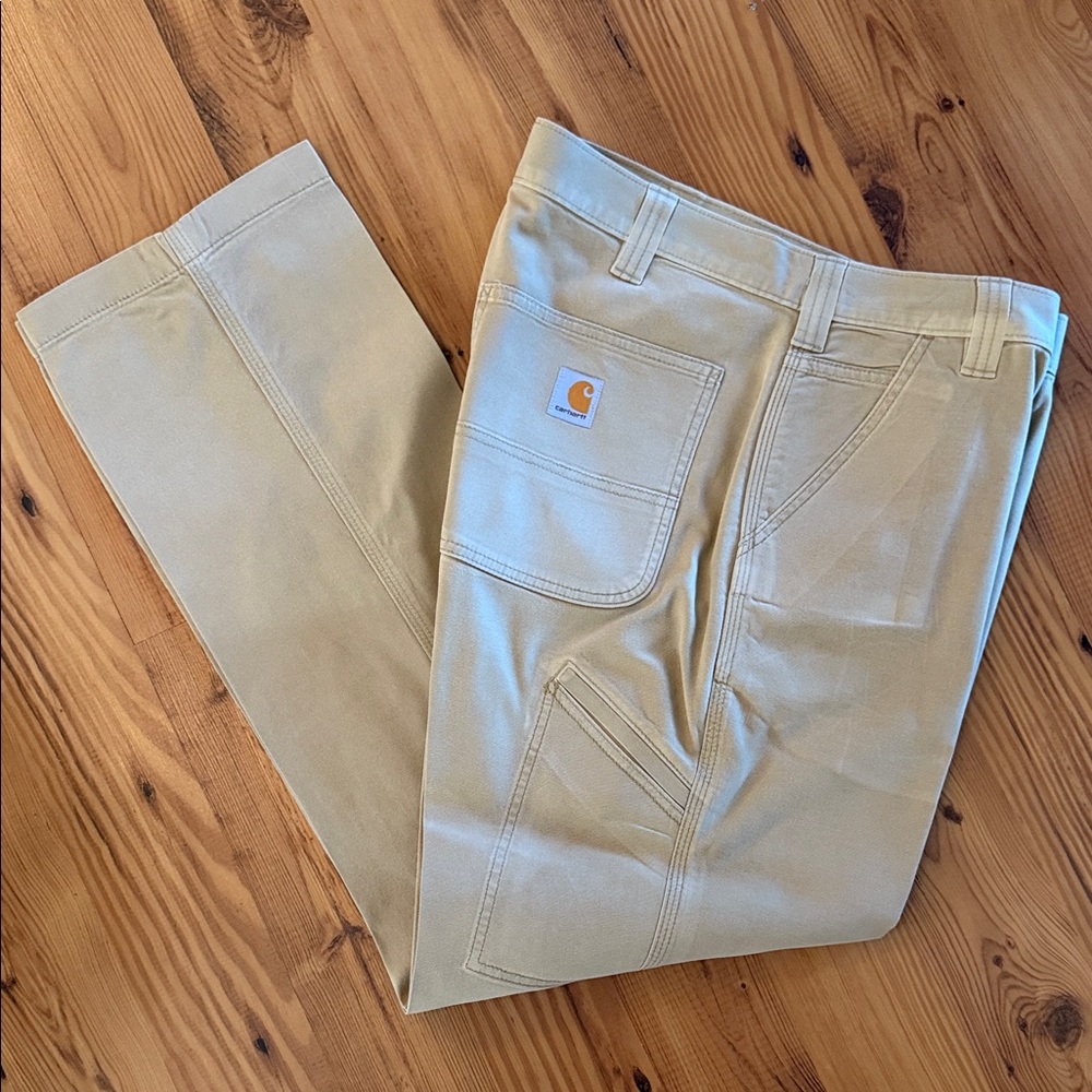 Carhartt Men's Beige/Khaki Pants 32x32